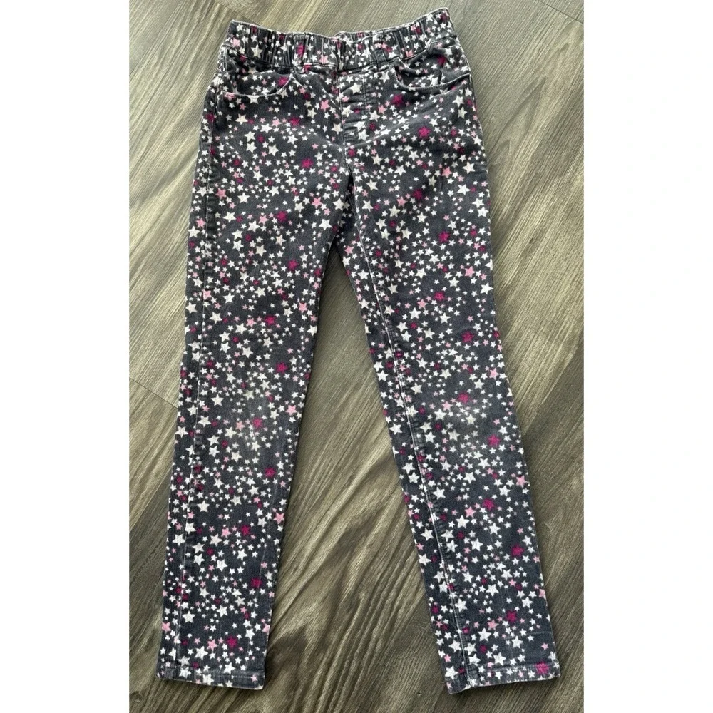 Girls Gymboree Corduroy Pants Sz 7 Starry Night Celestial Core Cosmic Y2K Indie